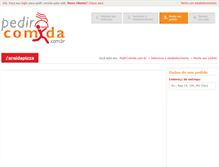 Tablet Screenshot of oreidapizza.com.br